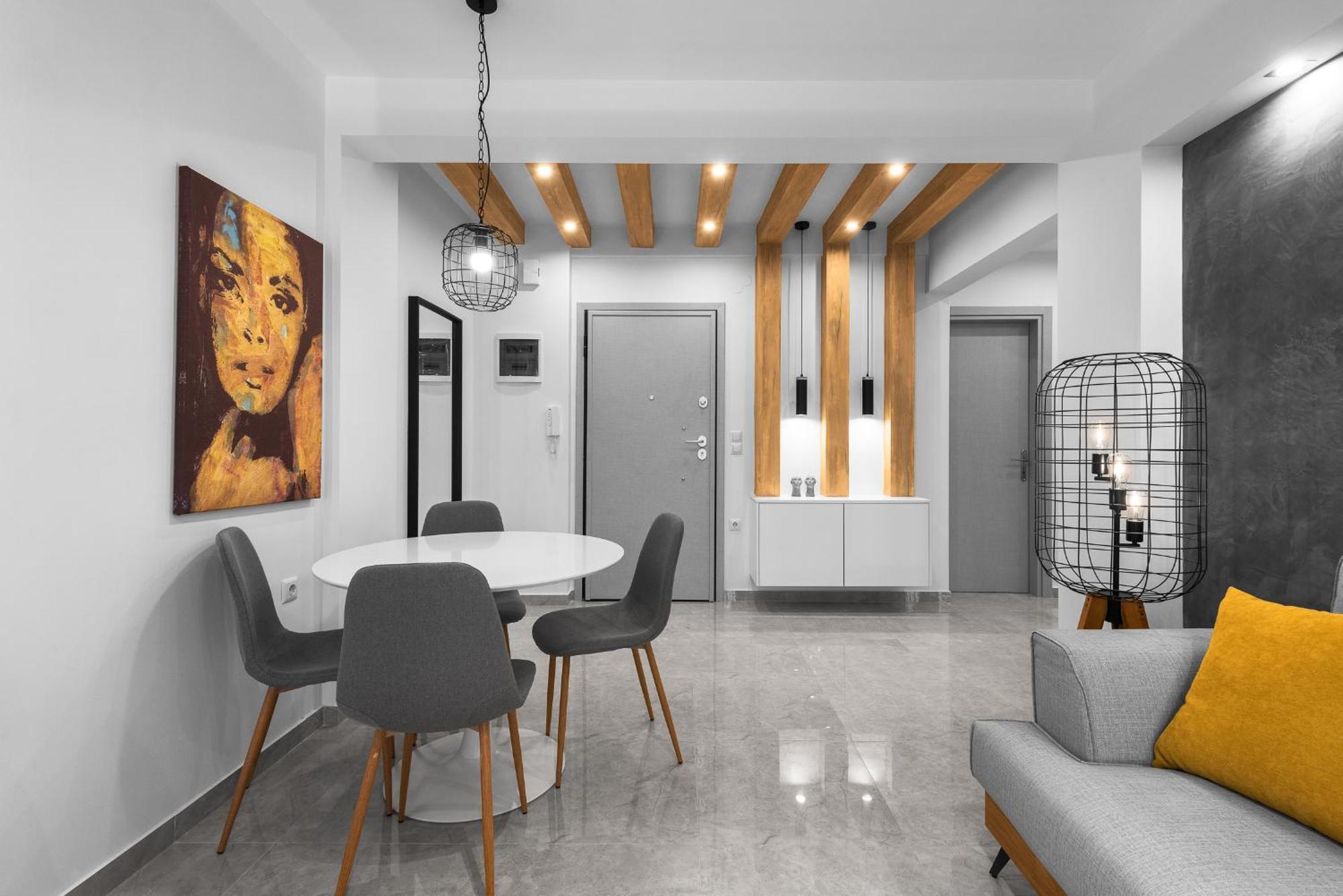 شقة Wood N White, Nilie Hospitality Mgmt سالونيك المظهر الخارجي الصورة